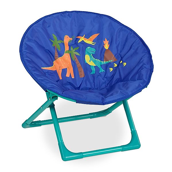 relaxdays Campingstuhl Faltbarer Moonchair für Kinder, günstig online kaufen