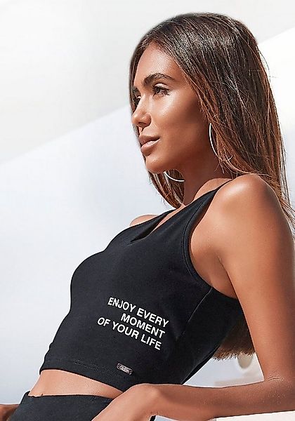 Buffalo Tanktop mit Statement Druck, Loungewear günstig online kaufen