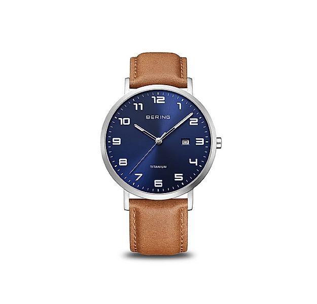Bering Quarzuhr Bering Titanium silber gebürstet 18640-567 18640-567, Berin günstig online kaufen