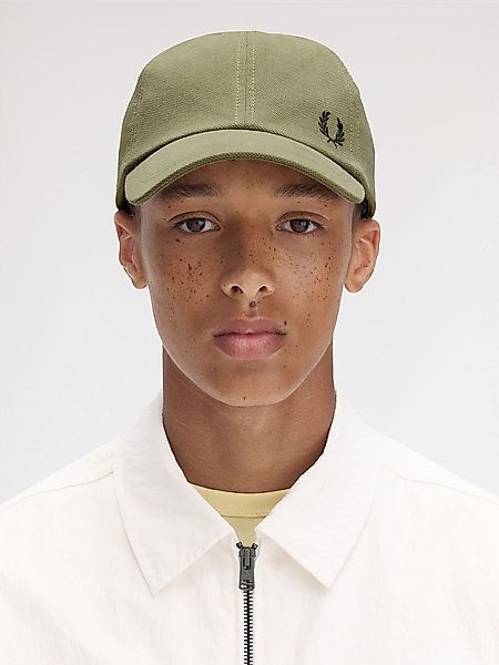 Fred Perry Cap Piqué Grün  - günstig online kaufen