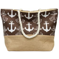 Caspar Strandtasche TS1034 Damen Strandtasche mit günstig online kaufen