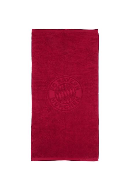 FC Bayern München Badetuch Handtuch 100x50 cm I Bordeaux, 100% Baumwolle günstig online kaufen