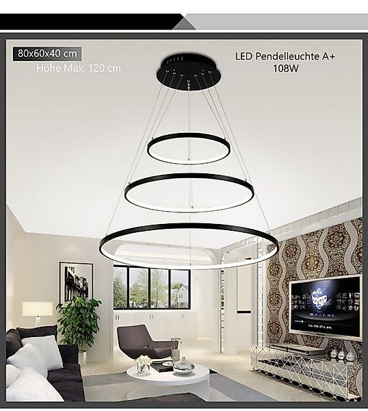 Eurotondisplay LED Pendelleuchte LED Pendelleuchte 2130 LED Hängelampe mit günstig online kaufen