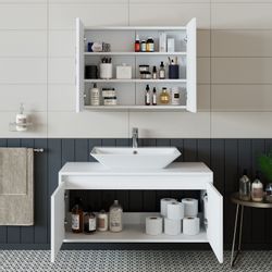 Roomart Badmöbel-Set ATL-3TLG-100, (Badezimmermöbel Set Unterschrank günstig online kaufen
