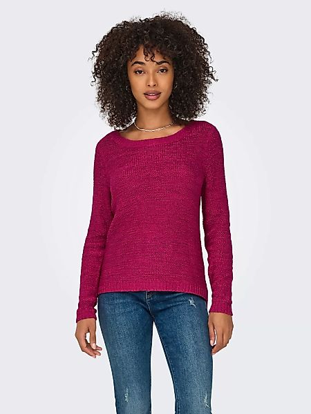 ONLY Strickpullover "ONLGEENA XO L/S PULLOVER KNT NOOS", mit Rundhalsaussch günstig online kaufen