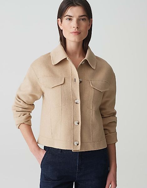 OPUS Wolljacke Kurzjacke HATILLI Boxy Fit günstig online kaufen
