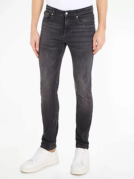 Calvin Klein Jeans Skinny-fit-Jeans "SKINNY", mit Leder-Badge günstig online kaufen