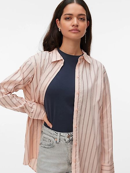 Vero Moda Hemdbluse "VMELINA LS SHIRT WVN NOOS" Baumwolle günstig online kaufen