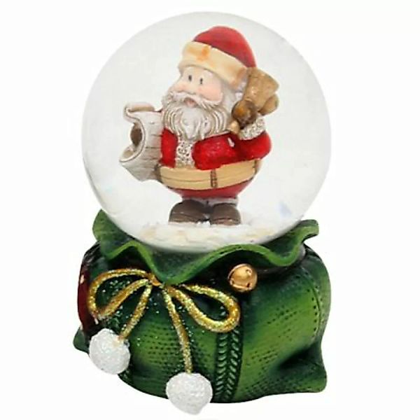 Sigro Polyresin Schneekugel, 4-fach sortiert Weihnachtssack Ø Sack 5 cm Höh günstig online kaufen