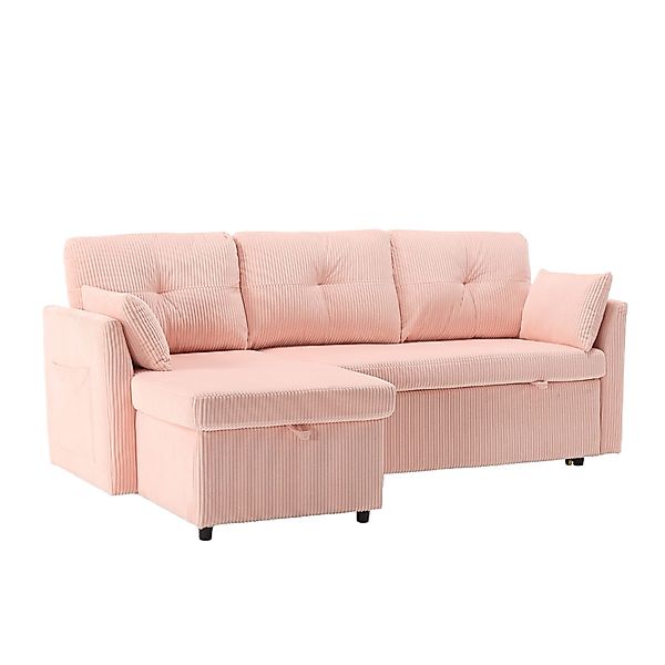 Yorbay Schlafsofa Ecksofa mit Bettfunktion und günstig online kaufen