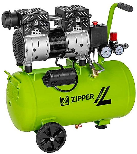 ZIPPER Kompressor ZI-COM24SI, 750 W, max. 8 bar, 24 l, Kesselvolumen von 24 günstig online kaufen