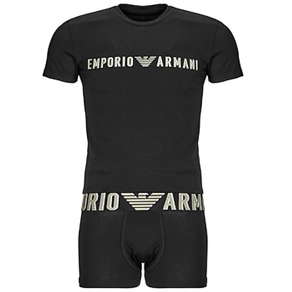 Emporio Armani  Pyjamas/ Nachthemden T-SHIRT + TRUNK SET günstig online kaufen
