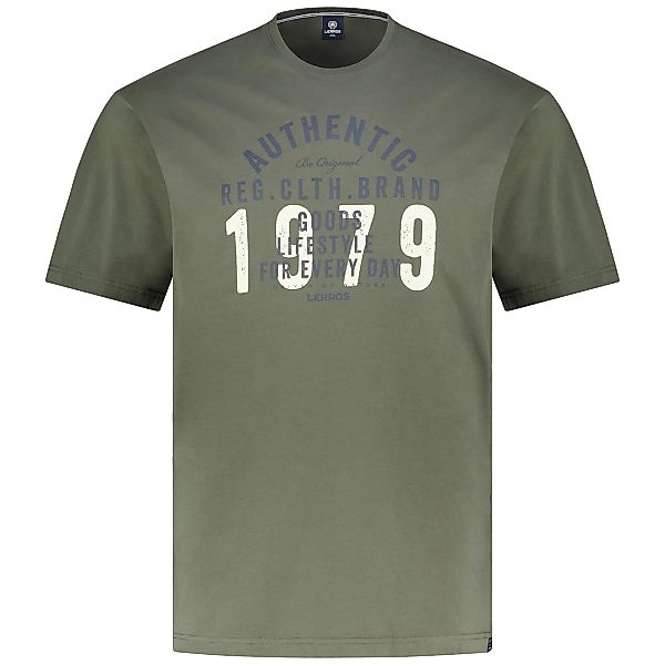 Lerros T-Shirt mit Print Farbe khaki Größe: 6XL günstig online kaufen