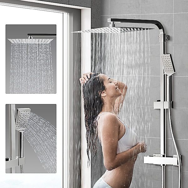 Eumaty Duschsystem Bidetarmatur, Höhe 72 cm, günstig online kaufen