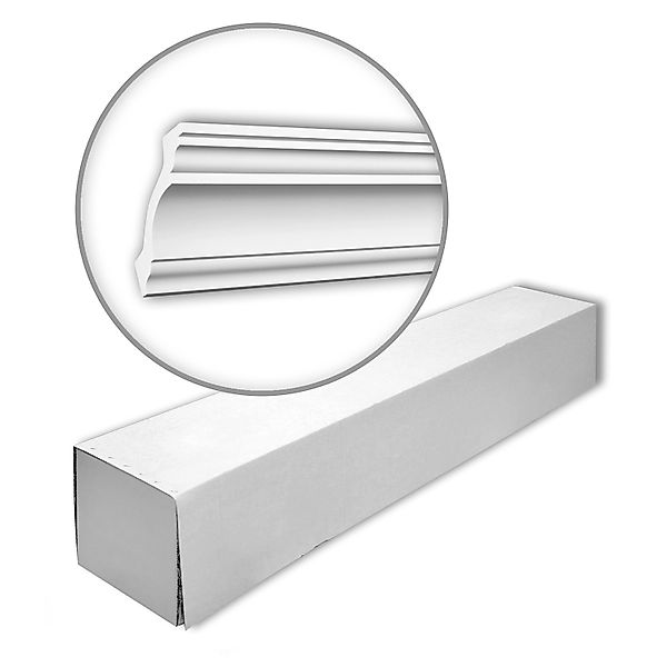 PROFHOME 150113 Eckleisten 1 Karton Set mit 16 Zierleisten 32 m Weiß günstig online kaufen