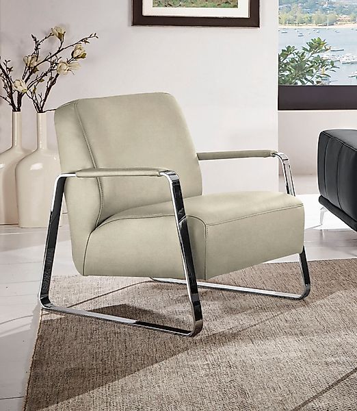 W.SCHILLIG Cocktailsessel »quadroo Designsessel, Loungesessel«, mit bezogen günstig online kaufen