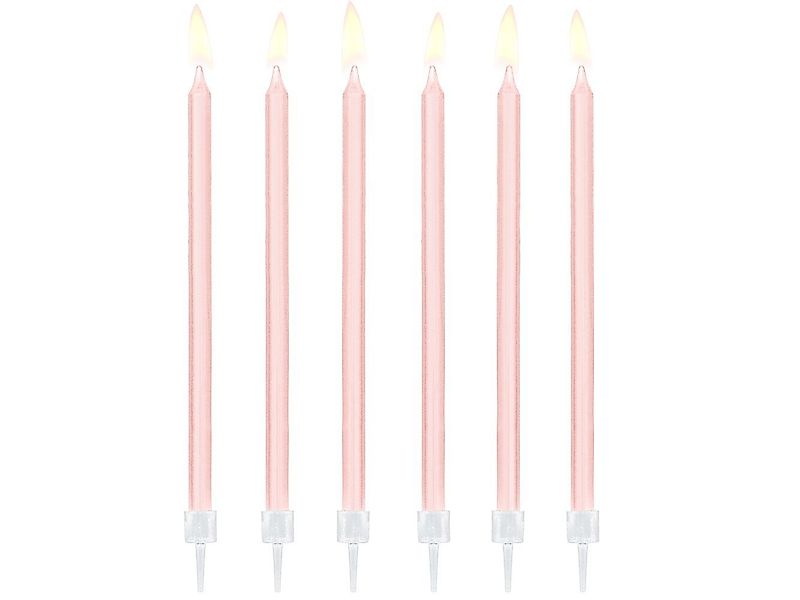 partydeco Geburtstagskerze, Geburtstagskerzen mit Halter 12.5cm günstig online kaufen