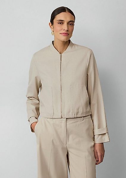 s.Oliver Funktionsjacke Indoor-Jacke Kurzer Blouson im Relaxed Fit mit Futt günstig online kaufen