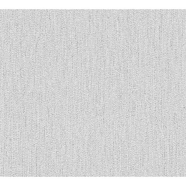 A.S. Création Vliestapete Uni Hellgrau Silber günstig online kaufen