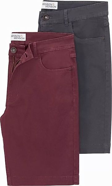 HENSON&HENSON Bermudas (Packung, 2er-Pack) in bequemer Regular-fit-Passform günstig online kaufen