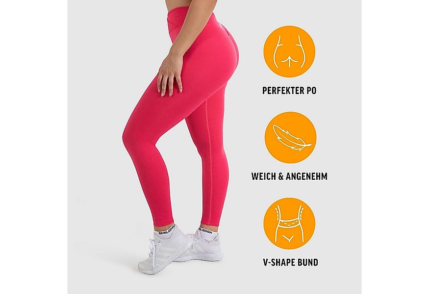 Smilodox Leggings Silvia, High Waist Sporthose Blickdicht Yogahose Booty Sc günstig online kaufen