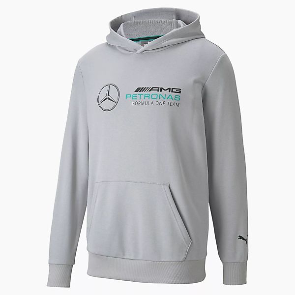 PUMA Mercedes F1 Essentials Herren-Hoodie | Mit Aucun | Silber | Größe: M günstig online kaufen