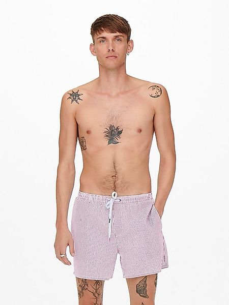 ONLY & SONS Badehose ONSTED STRIPE SEERSUCKER SWIM NOOS günstig online kaufen