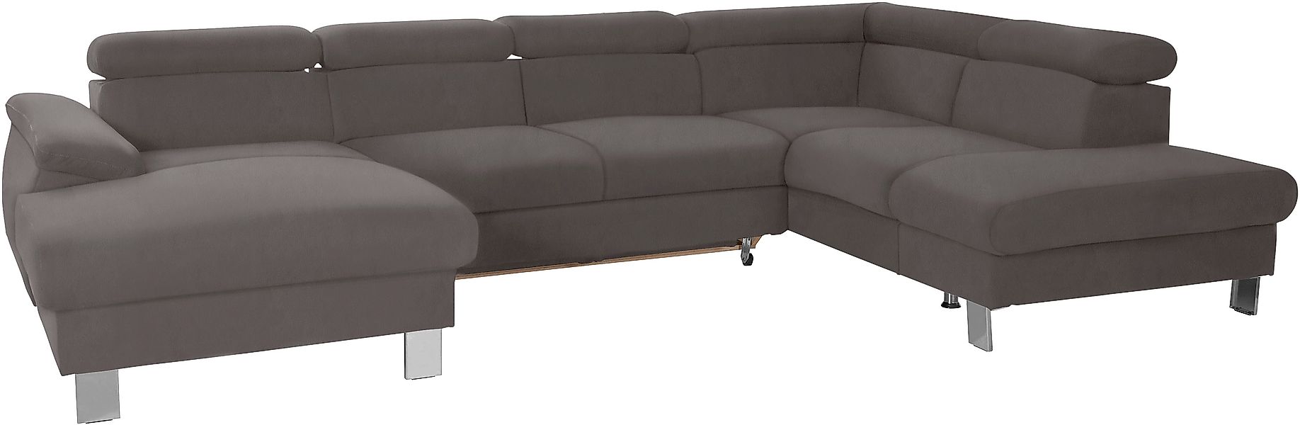 COTTA Wohnlandschaft »Komaris U-Form, B: 320 cm« mit Kopfteilverstellung, o günstig online kaufen