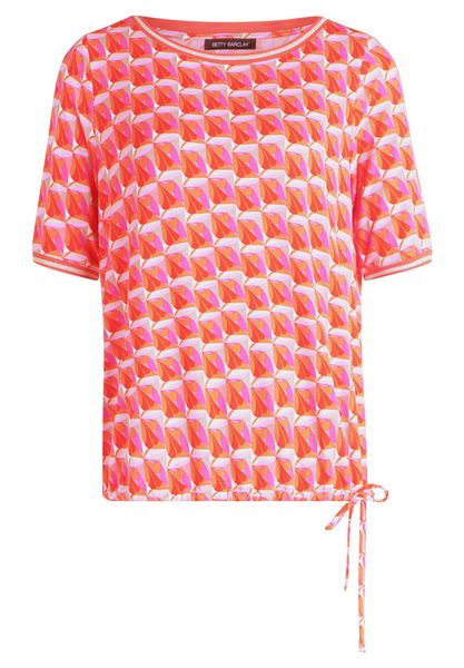 Betty Barclay Kurzarmshirt "Damen Casual-Shirt mit Tunnelzug" 1 Stk. tlg. R günstig online kaufen