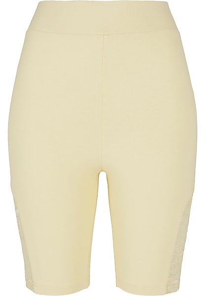 URBAN CLASSICS Radlerhose "Urban Classics Damen Ladies High Waist Lace Inse günstig online kaufen