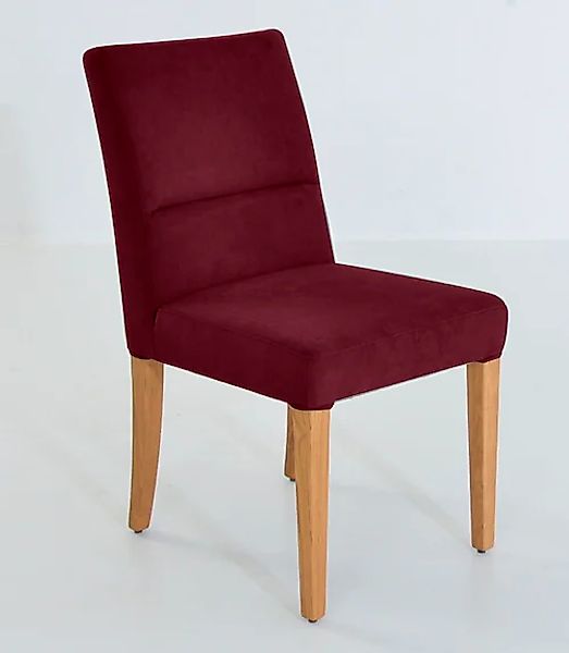 K+W Komfort & Wohnen 4-Fußstuhl »GOBY« () 4-Fuß-Holzstuhl in Wildeiche geöl günstig online kaufen