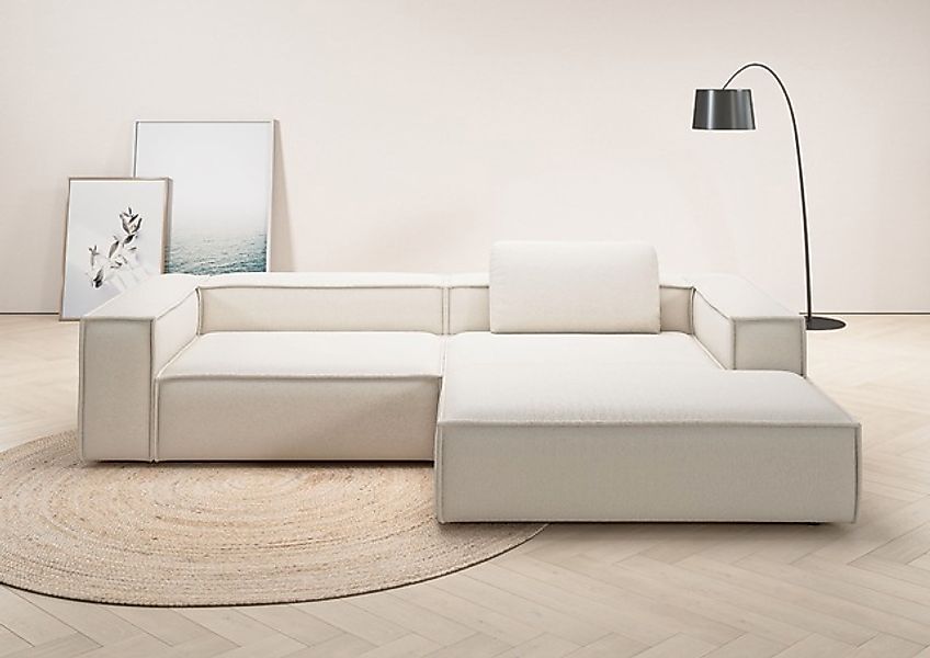 Places of Style Ecksofa »Watertown, modernes XXL L-Form, 306 cm breit«, Gro günstig online kaufen