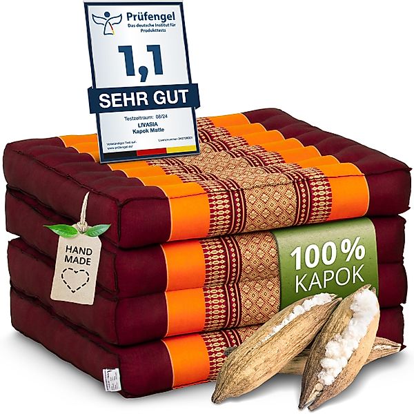 Klappmatratze Faltmatratze 50 cm breit (Classic) - 200x50x8cm, livasia, Kap günstig online kaufen