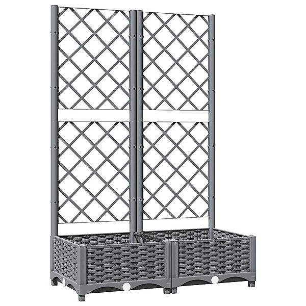 DOTMALL Pflanzkübel Pflanzkübel mit Rankgitter 80x40x121,5 günstig online kaufen