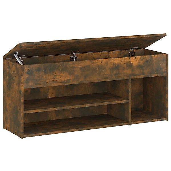 vidaXL Schuhregal Schuhbank Räuchereiche 105x30x45 cm günstig online kaufen