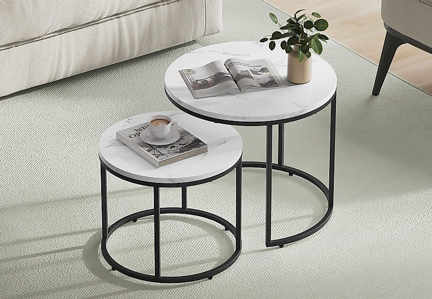Home Collective Couchtisch 2er Set Beistelltisch günstig online kaufen