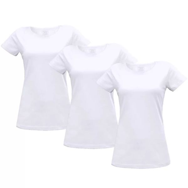 Damen T-shirt 3er Pack - Fairtrade & Gots Zertifiziert günstig online kaufen