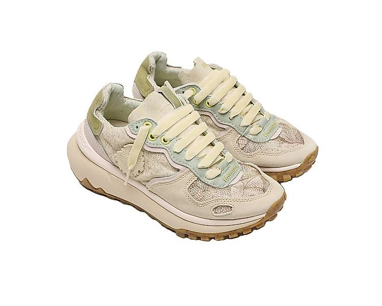 Satorisan Chacrona Metta Lino Whitewisp - beige/grün/hellbraun Damen Sneake günstig online kaufen