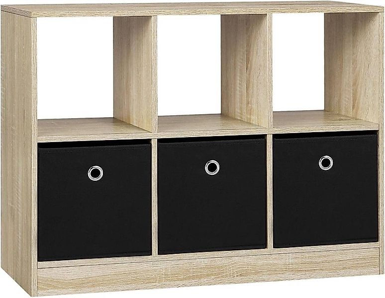 Woltu Bücherregal, mit 3 Schubladen aus günstig online kaufen