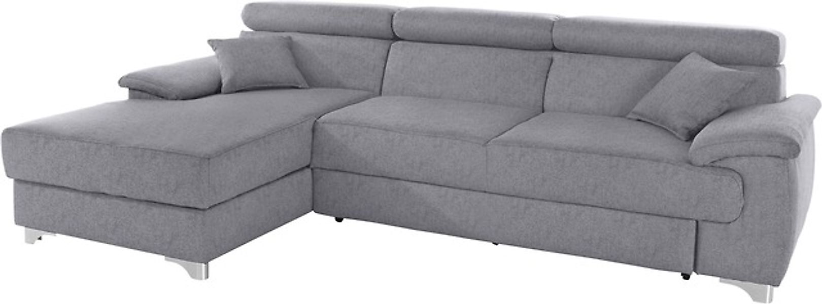 DOMO collection Ecksofa »Mira, inklusive Kopfteilverstellung für mehr Wohlf günstig online kaufen