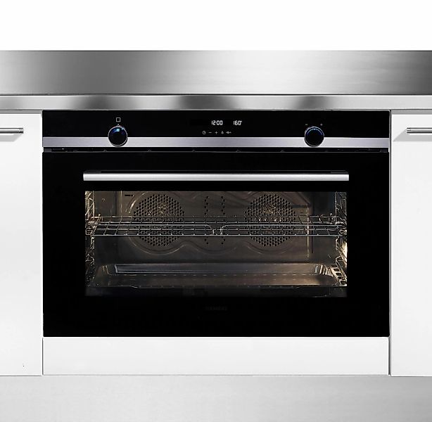 SIEMENS Einbaubackofen iQ500 "VB578D0S0" mit 1-fach-Teleskopauszug mit Pyro günstig online kaufen