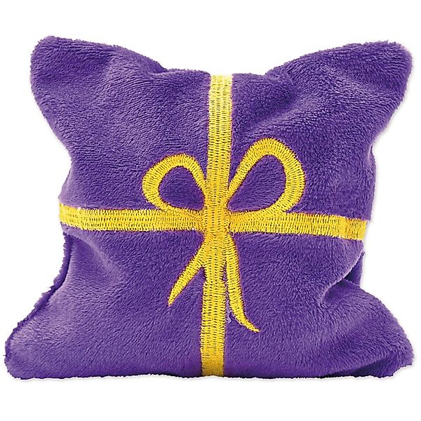 Aumüller Tierkuscheltier Katzenspielkissen Weihnachtsgeschenk, lila, mit günstig online kaufen