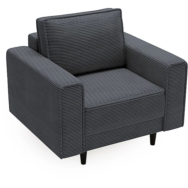 Beautysofa Relaxsessel Monte (Dunkelgrau Sessel aus günstig online kaufen
