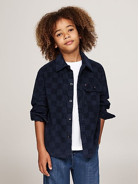 Tommy Hilfiger Langarmhemd CHECKERBOARD CORDUROY SHIRT günstig online kaufen