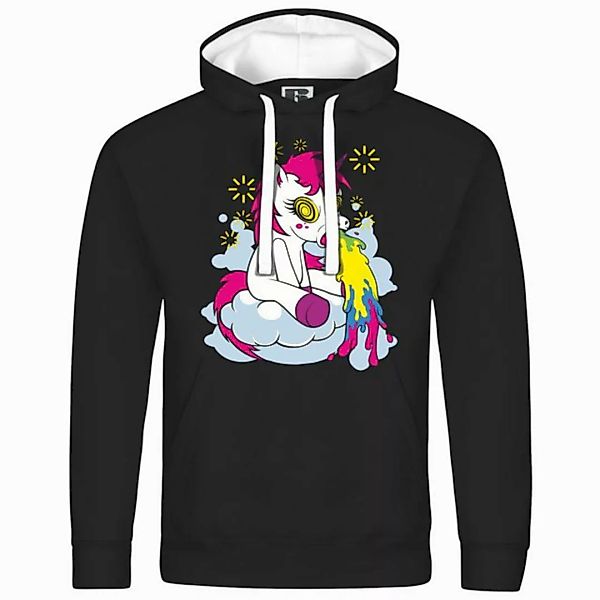 deinshirt Kapuzenpullover Herren Kapuzenpullover Kotzendes Einhorn Mit Prin günstig online kaufen