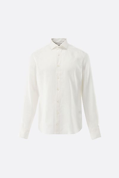 Leinenhemd mit Ton-in-Ton Druck Tailor Fit günstig online kaufen