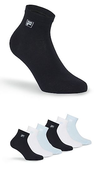 Fila Kurzsocken UNISEX QUARTER PLAIN SOCKS (6-Paar) mit Logo-Schriftzug günstig online kaufen