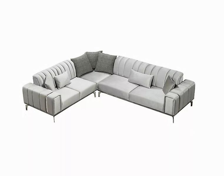 Villa Möbel Ecksofa Eden, Set, mit Relax-/Bettfunktion durch umklappbare Rü günstig online kaufen