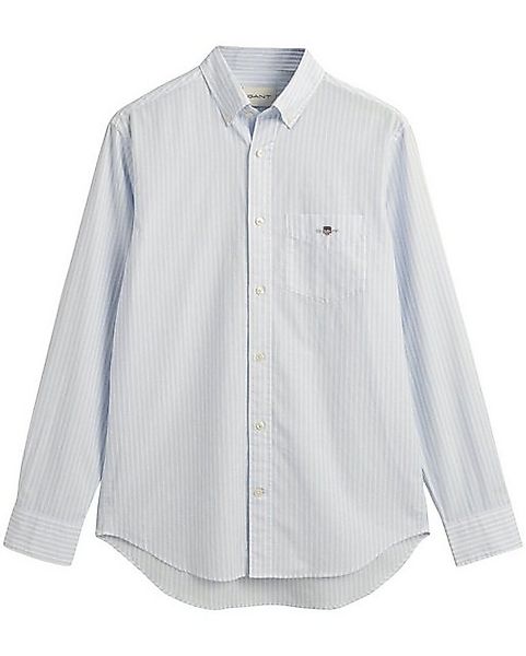 Gant Blusenshirt REG POPLIN STRIPE SHIRT, LIGHT BLUE günstig online kaufen