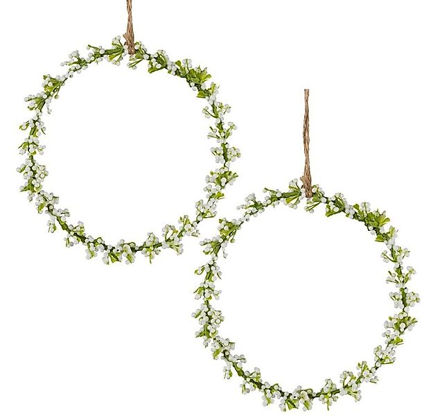 matches21 HOME & HOBBY Dekokranz Blumenring Schleierkraut Reif Dekokranz 2e günstig online kaufen